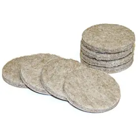 93169tv Richelieu America Ltd 10 Pack Furniture Pads Self-adhesive Tan Felt Round 1.5- Inch 8-pk