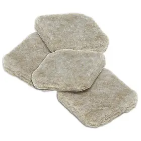 93170tv Richelieu America Ltd Felt Pads Self-adhesive Tan Square 1- Inch 16-pk. -93170tv