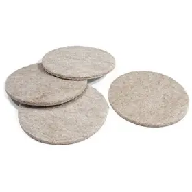 93172tv Richelieu America Ltd Furniture Pads Self-adhesive Tan Felt Round 3- Inch 4-pk. -93172tv