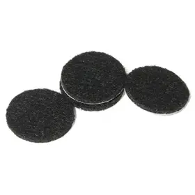 93669tv Richelieu America Ltd 10 Pack Felt Pads Self-adhesive Black 1.5- Inch 24-pk