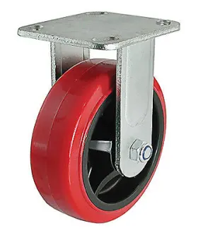 F22006 Richelieu America Ltd Red Poly Wheel Rigid Caster 6- Inch -f22006