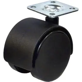 F24437tv Richelieu America Ltd Dual Wheel Caster With Plate Black 2- Inch 2-pk. -f24437tv