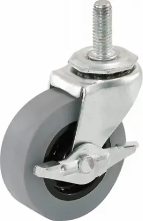 F24723 Richelieu America Ltd 24 Pack Tpr Caster With Brake Threaded Stem 2- Inch