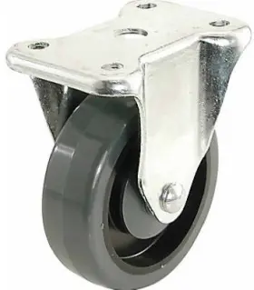 F25830 Richelieu America Ltd 6 Pack Poly Wheel Rigid Plate Caster 4- Inch