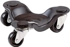 F29317 Richelieu America Ltd 18 Pack 3-wheel Dolly Metal 6-3/8- Inch Wide 200-lb. Capacity