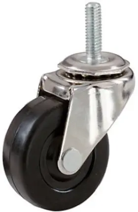 F30719 Richelieu America Ltd 12 Pack Rubber Wheel Threaded Stem Caster 3- Inch