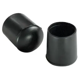 F32040tv Richelieu America Ltd 6 Pack Furniture Leg Tip Black Vinyl 1/2- Inch 4-pk