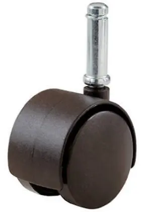 F46180 Richelieu America Ltd 28 Pack Dual-wheel Caster Friction Stem Black 2- Inch