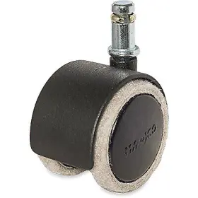 F48033tv Richelieu America Ltd Dual Wheel Caster Black With Tan 2- Inch 5-pk. -f48033tv