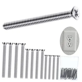 Ripeng-h455 Ripeng 30 Pieces Extra Long Outlet Screws Electrical