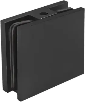 Royalty Mirror 371127314647 Shower Glass Clamp Hole-in-glass Fixed Panel U Clamps Bathroom Door Hard