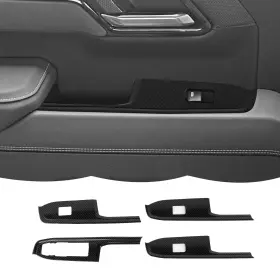Rt-tcz-sld8168 Rt-tcz Carbon Fiber Window Lift Switch Panel Cover Trim Decoration Interior A
