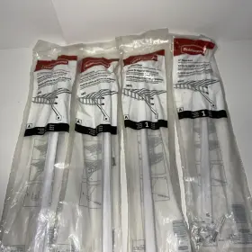 1950473 Rubbermaid 4 12 Inch L Support Brace With Drive Pin White