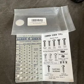X0013fvpqf Ruelle Screw Chek R Inch Thread Size Gauge No. 1 To 5/16