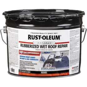 351250 Rust-oleum Wet Roof Repair Asphalt Black 3.3 Gal