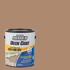 319625 Rust-oleum Rocksolid 1 Gal. Cedar Exterior 6x Deck Coat