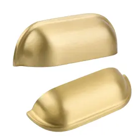88090 Saliseng Saliseng-brushed Matt Gold Kitchen 2-1/2 Inch Hole Centers Brushed Brass