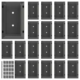 Jl250313-zhuti-duo Sankeytew 20 Pcs Deck Railing Bracket Connectors For 2 Inch 4 1.5 Black