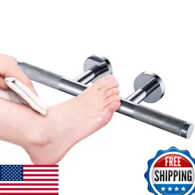 Sanliv B017x7fjd0 Shower Foot Restshower Rest For Shaving Legsknurled Brass Bar