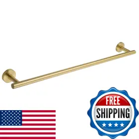B0dfgzxlhv Sayayo Towel Racks For Bathroom 24 Inch Bar Brushed Gold Rod
