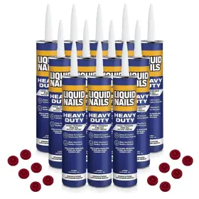 Schay007 Schayco 12 Pack Caulk Saver Caps With Case Of Liquid Nails Ln903 Blue