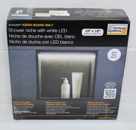 Schl Ter 011832207969 Schluter Kerdi Board Snlt Niche Kb 12 1 Ww With Liprotec Led Lighting
