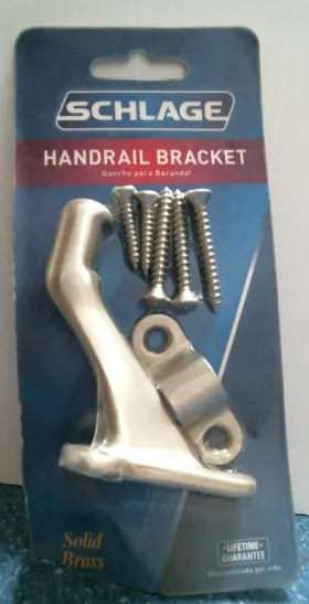 68091 Schlage Handrail Bracket Satin Nickel Fs