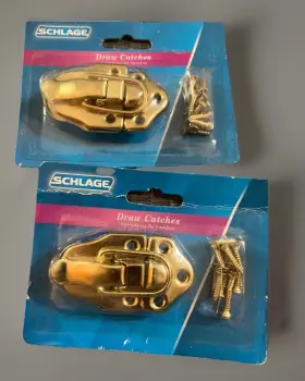 C9330f3 Schlage Draw Catch Chests Trunks Ives 2-3/4 Inch X 1-1/2 Lot Of 2