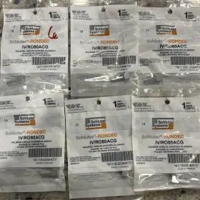 Ro80acg Schluter Rondec - Inside Corner Polished Chrome Iv/ro 80 Acg Lot Of 6