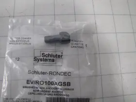 Ro100agsb Schluter Systems Ev/ro100agsb 3/8 Inch Rondec Outside Courner Brushed Black New