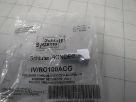 Ro100acg Schluter Systems Iv/ro100acg 3/8 Inch Rondec Inside Corner Polished Chrome New