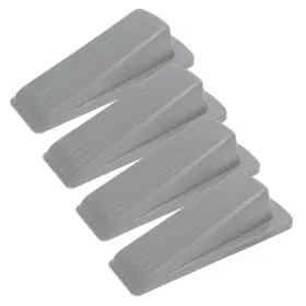 348602 Schroeder & Tremayne Inc. Heavy Duty Rubber Door Stopper For Residential And Commercial Use Grey 4.8