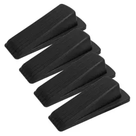 526901 Schroeder & Tremayne Inc. Heavy Duty Rubber Door Stopper For Residential And Commercial Use Black 4.8