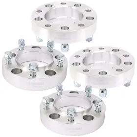 Scitoo 823486-553 4pcs Wheel Spacers 5x150 1.5 Inch 5 Lug Hubcentric Silver With 14x1.5 110m