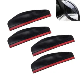 Dadmpn24 Sdidzad 4 Pcs Car Rear View Mirror Rain Visor Pvc Side Eyebrow Self-adh Dadmpn24 Sdidzad 4 Pcs Car Rear View Mirror Rain Visor Pvc Side Eyebrow Self-adh