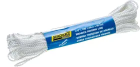 Seachoice 719249401515 Braided Utility Line Boat Rope 1/8 Inch X 100 Ft. White