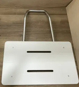 Ssb-240150-pws Seachrome 24 Inch Wall-mounted Folding Shower Bench Seat - White Read Ssb-240150-pws Seachrome 24 Inch Wall-mounted Folding Shower Bench Seat - White Read
