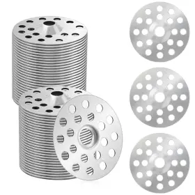 Seadiquiet 701814597082 100 Pcs 1 Inch Plaster Washers Zinc Metal Washer Repair