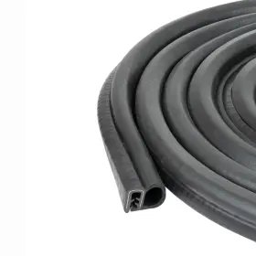 A004-13f Seal Rubber Sml Door Strip Small Bulb 14.1mm Diameter X 14mm U Height 1-3.5mm G