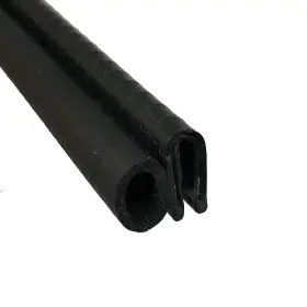 A081-25f Seal Rubber Trim With Side Bulb Diameter 3/8 Inch Fits Edge 1/16 - Lengt