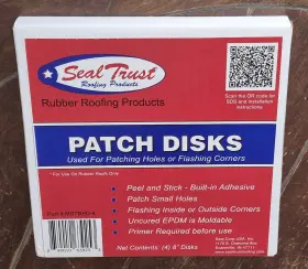 Mstbpd-4 Seal Trust Rubber Roofing Products 4 8 Inch Patch Disks With Built-in Adhesive - #mstbpd-4