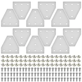 B0cq2gwshd Seekliny 12pcs 3030 T Plate Connector Joint For V-slot Aluminum Extrusion Silver