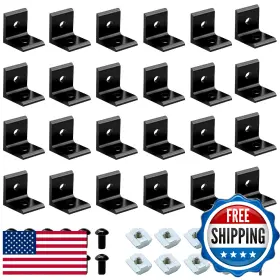 B0f9krqh6h Seekliny 24 Pack 4040 Corner Bracket Connector 40 Series Aluminum Extrusion Prof