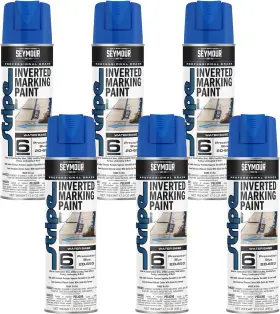 20653-6 Seymour Paint 20-653 Stripe 6-series Inverted Ground Marking Precaution Blue Ne