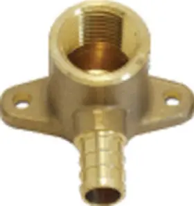 Uc334lfa Sharkbite Drop Ear Pipe Elbow Lead Free 1/2 Brass Pex Barb X Inch Fpt -
