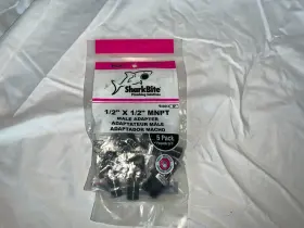 Up120z5 Sharkbite New Male Adapter Pex Connector 1/2 Inch X1/2 Mnpt 5-pack 818313