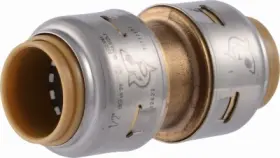 Ur008a4 Sharkbite Straight Pipe Coupling 1/2 Inch 4-pk. -