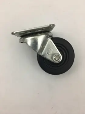 9477 Shepherd Hardware Rubber Wheel Swivel Plate Caster 2 Inch