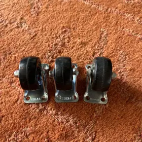 9481 Shepherd Hardware General Duty Rigid Soft Rubber Wheel Caster 2 Inch