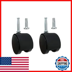 B00004yoiv Shepherd Hardware 2 Inch Smooth-rolling Twin Wheel Office Chair Casters Dual-wheel Swivel Ca